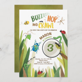 Kryp Insekt  Kryp Boy-buggning Inbjudningar