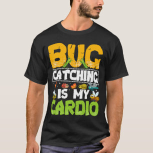 Kryp Insekt Science Kryp Catching är min Cardio 20 T Shirt