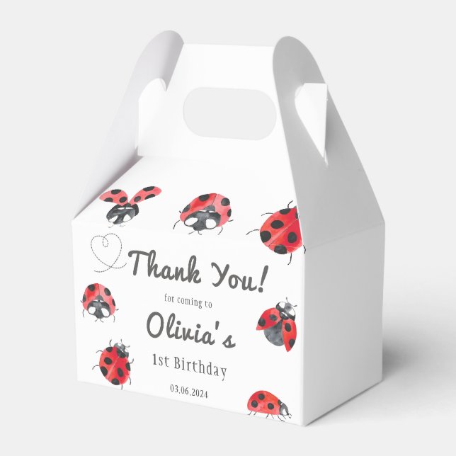 Kryp & Insekter Vintage Boy Födelsedagsfest Presentaskar (Framsidan Sidan)