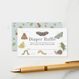 Kryp Insektra babyskor Diaper Raffle Biljett Tilläggskort