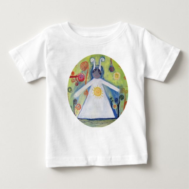 Kryp Kärlek Organic Creeper T-shirt (Framsida)