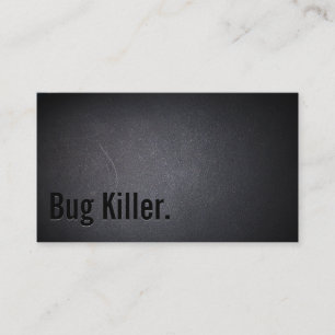 Kryp Killer Pest Control Elegant Black Visitkort