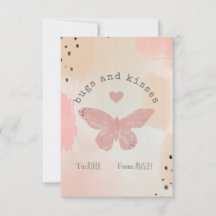 Kryp & Kisses Kids Butterfly School Valentine