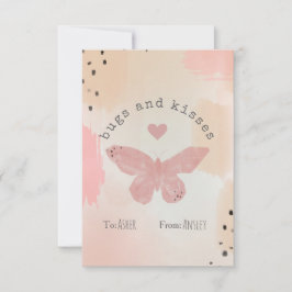 Kryp & Kisses Kids Butterfly School Valentine