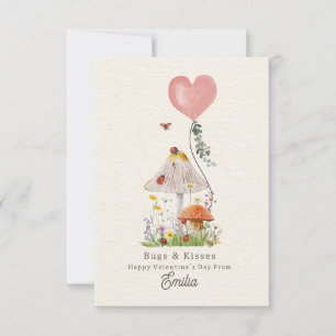 Kryp & Kisses Ladybug Classroom Valentine Kort