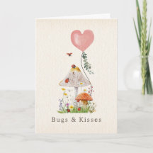 Kryp & Kisses Ladybugs Mushroom Valentine