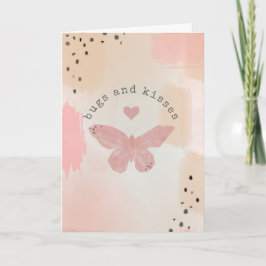Kryp & Kisses Valentine Butterfly Kort
