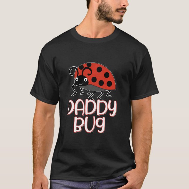 Kryp Ladybird Kryp Insekt Cute Graphic T Shirt (Framsida)