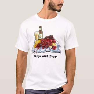 Kryp och brygdutslagsplatsskjorta t-shirt