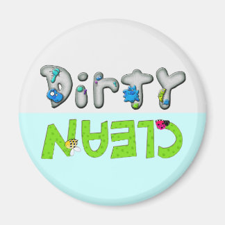 Kryp och Germ Clean Dirty Dishwasher Magnet