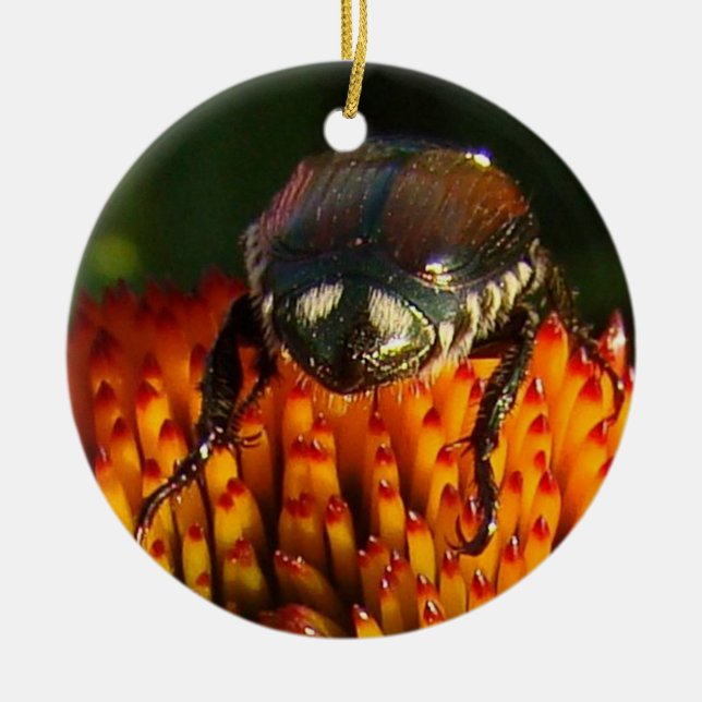 Kryp på Flower Julgransprydnad Keramik (Framsidan)