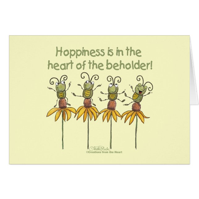 Kryp på Flowers Hälsningskort (Framsidan Horizontal)