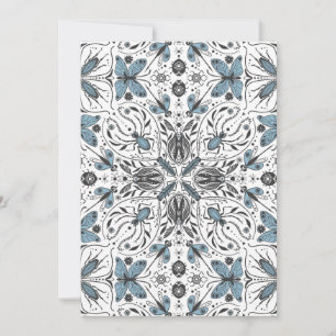 Kryp, svart och blå