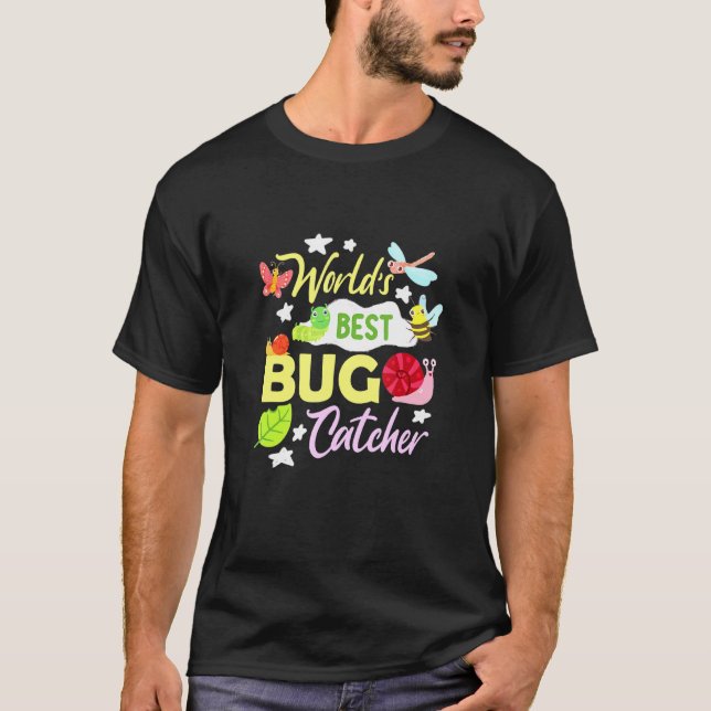 Kryp Worlds Best Kryp Catcher Insekt Entomolog T Shirt (Framsida)