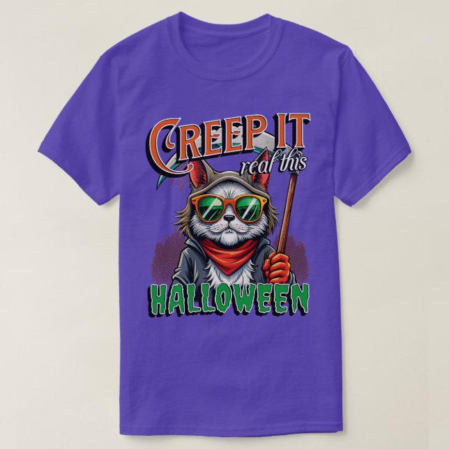 Krypa den här Halloween T Shirt (Design framsida)