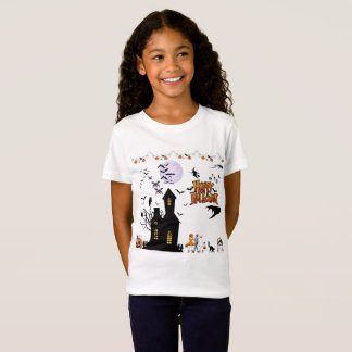 Krypande andar av oktober vit t shirt