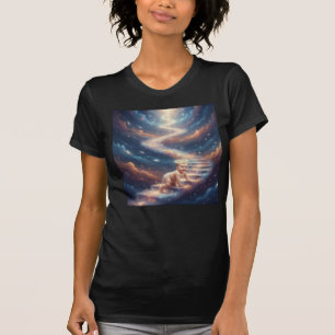 Krypande Bebis Klättrar Upp Trappor In I Universel T Shirt