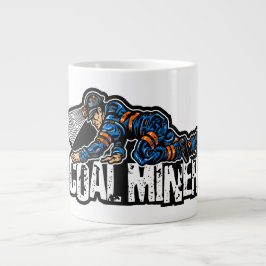 KRYPANDE KOLGRUVARBETARE JUMBO MUGG