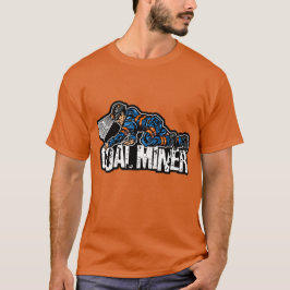 KRYPANDE KOLGRUVARBETARE T SHIRT