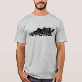 Krypande Slim Gigan Weird Skräckkonst T Shirt