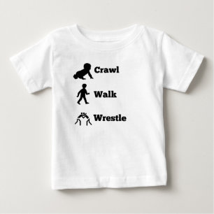 Krypandet går brottning t shirt
