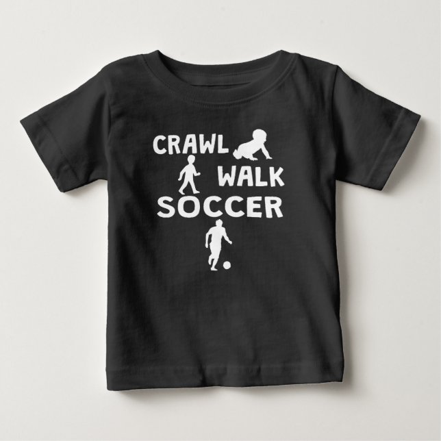 Krypandet går fotboll t-shirt (Framsida)