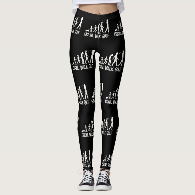 Krypandet går Golf Leggings (Framsida)