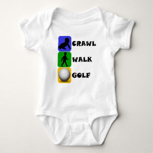 Krypandet går Golf Tee Shirt