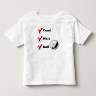 Krypandet går Golf Tee Shirt