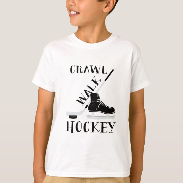 Krypandet går hockey tee shirt (Framsida)