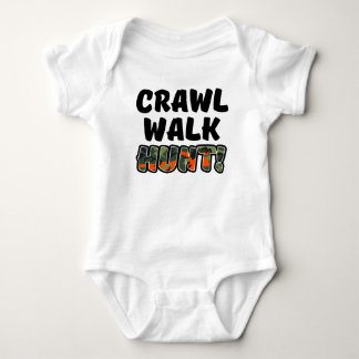 Krypandet går rolig babycamo för jakt tee shirt