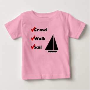 Krypandet går seglar t-shirt