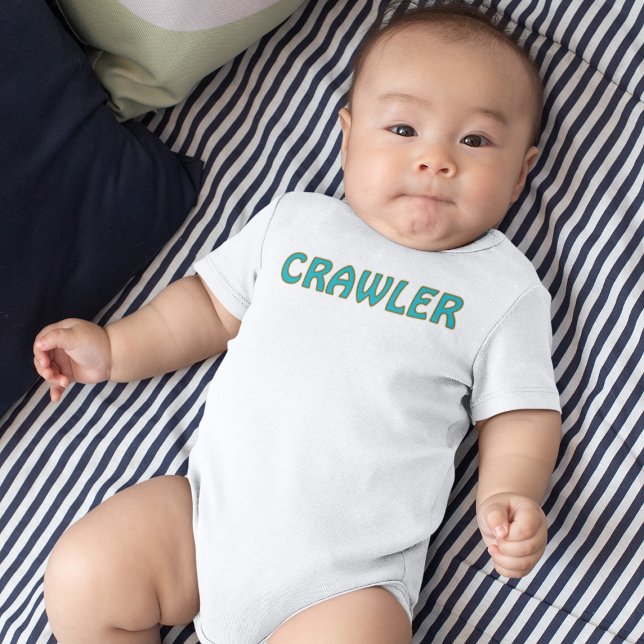 Krypare för krypande bebis bodysuit t shirt (Skapare uppladdad)