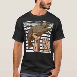 Krypdykning Efter Mal Fula Fiskar Riktiga Män Anvä T Shirt