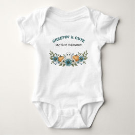 Kryper Det Sött Baby:s Första Halloween T Shirt