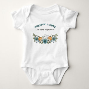 Kryper Det Sött Baby:s Första Halloween T Shirt