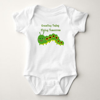 Kryper Idag Flyger I Morgon Larv Baby Bo T Shirt
