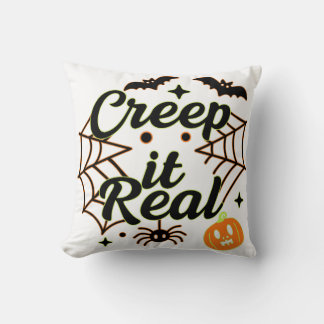 Kryptera den i Halloween Tee Kudde