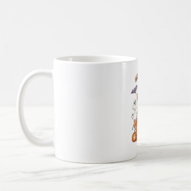 Kryptera den riktiga Halloween Clown Kaffemugg (Vänster)