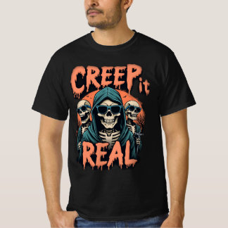 Kryptera den riktiga Halloween's Day Horror Vibes T Shirt