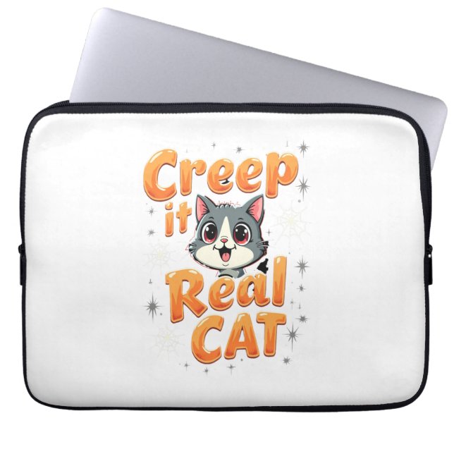 Kryptera den riktiga katt 2 laptop fodral (Framsidan)