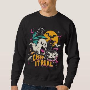 Kryptera det ordentligt ExDesigner Halloween Lång Ärmad Tröja