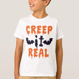 "Kryptera det reellt" Satt med Fladdermöss Hallowe T Shirt
