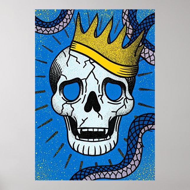 Krypterat serpent och skulls äldre poster (Framsidan)