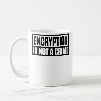 Kryptering Är Inte Ett Brott Kaffemugg