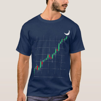 Kryptering till handlaren i Måne Candlesticks T Shirt