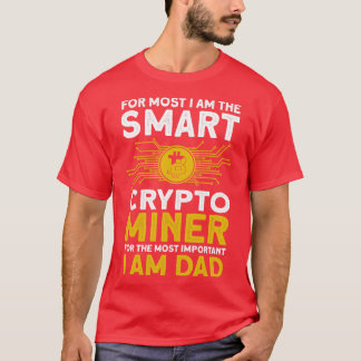 Krypteringsminnen Smart Crypto Miner Viktigast Da T Shirt