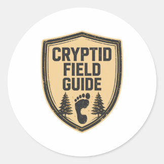 Kryptid fältguide märke dekal