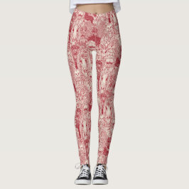 kryptid skarlakanspärlpärlleggings leggings