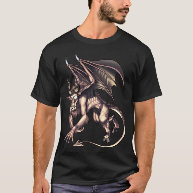 Kryptid varelse Jersey Devil T Shirt (Framsida)